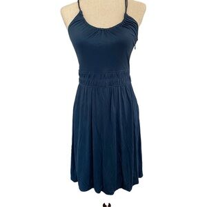 KARANINA silk dress blue size 4